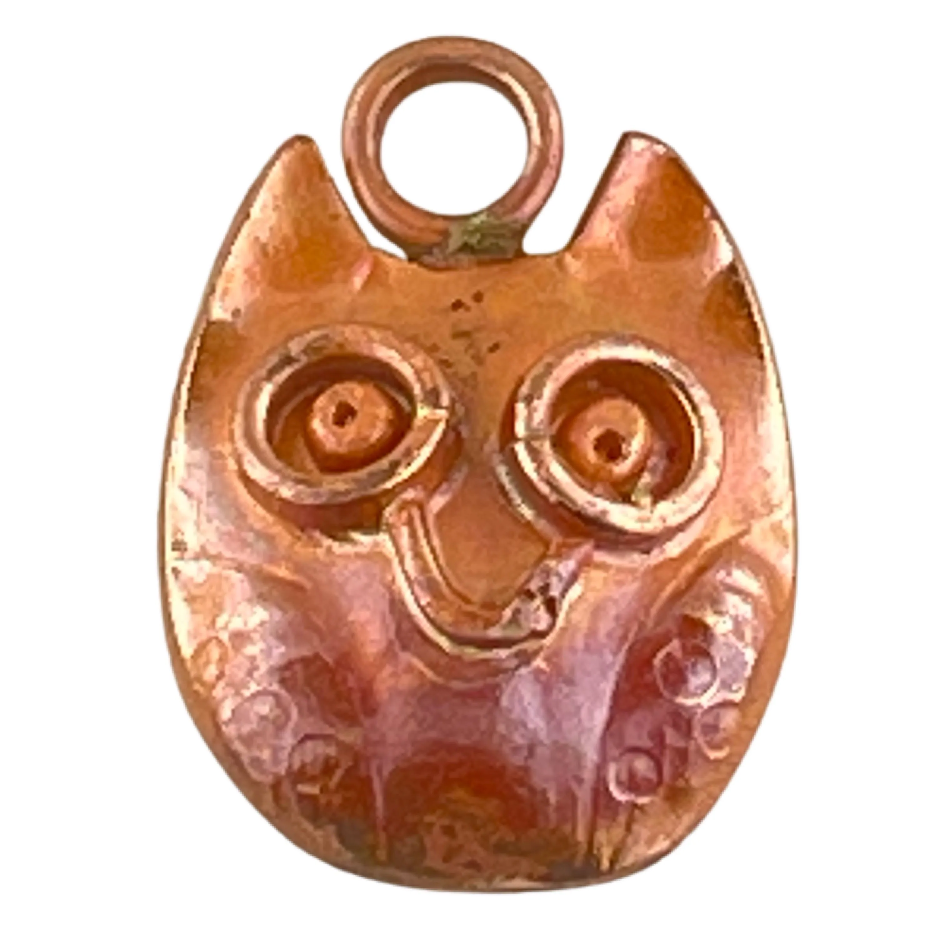 Little Copper Owlet Charm