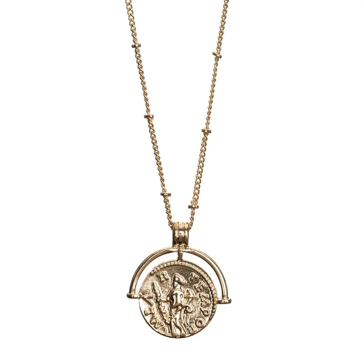 Long Necklace Coin