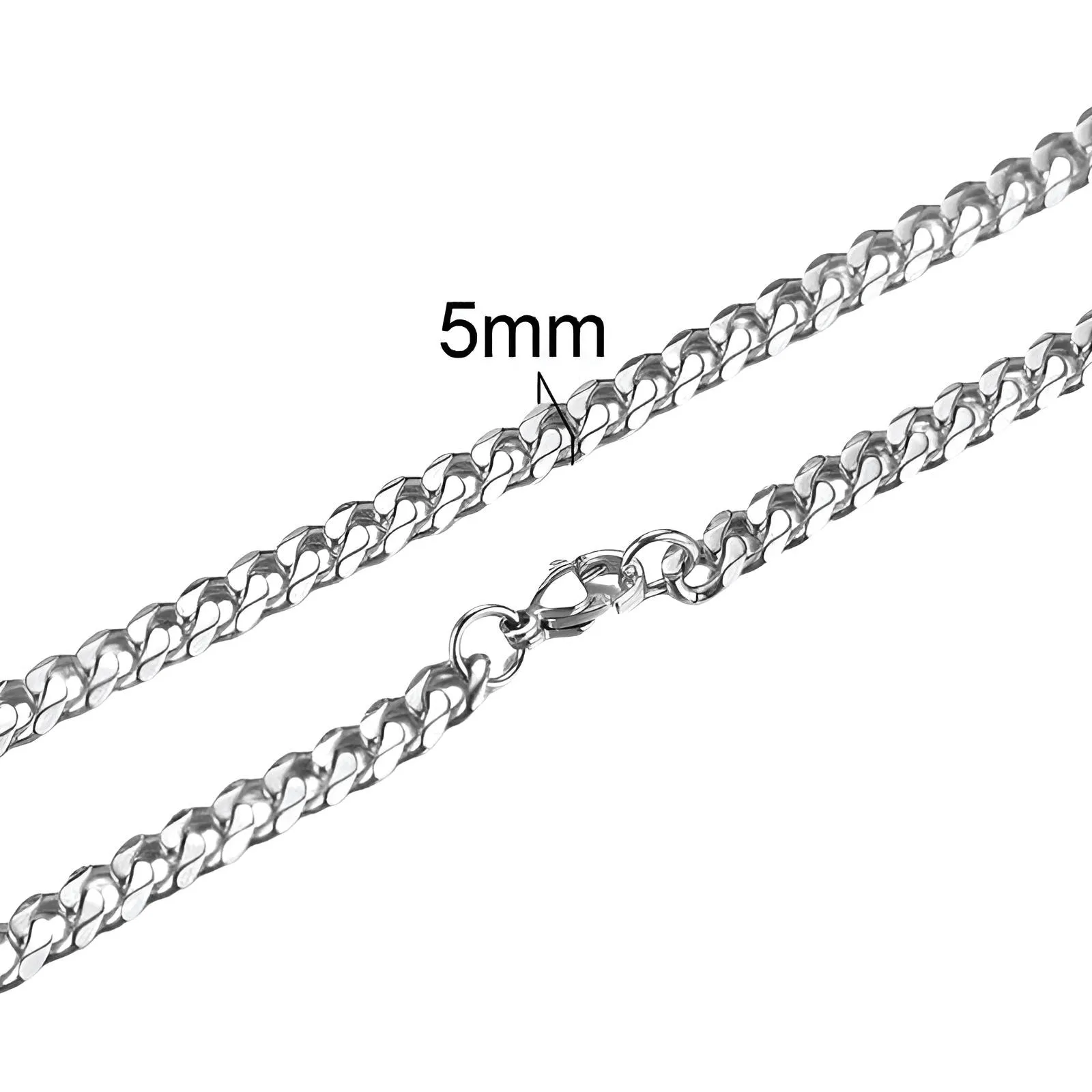 Men's Cuban Link Necklaces - 3 To 7 MM