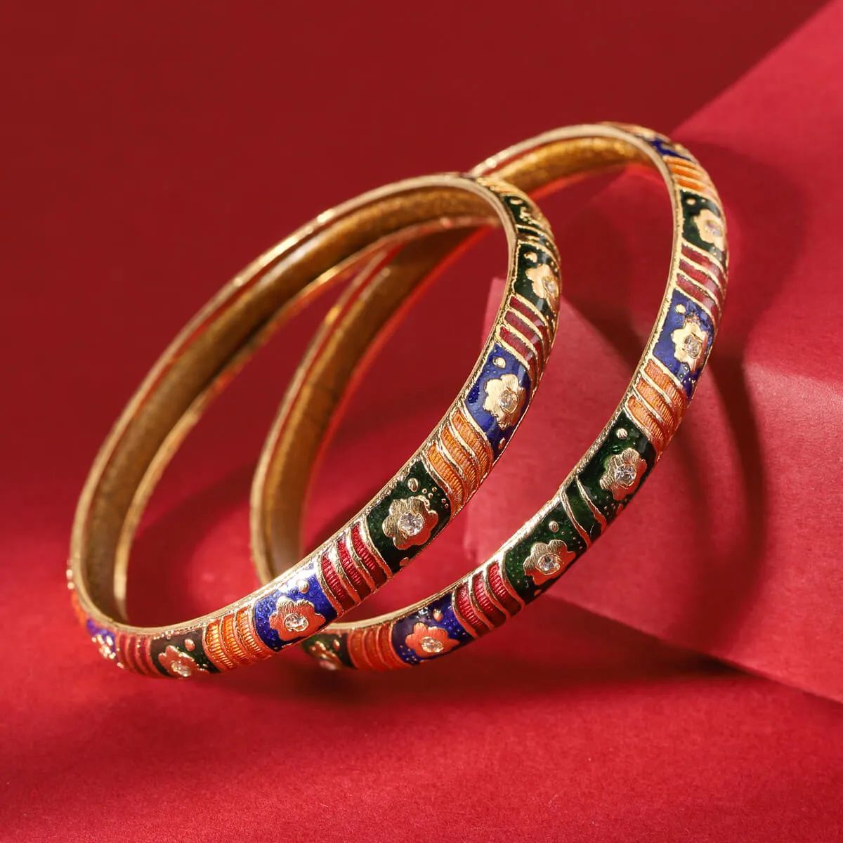 Multicoloured Enamel Bangle