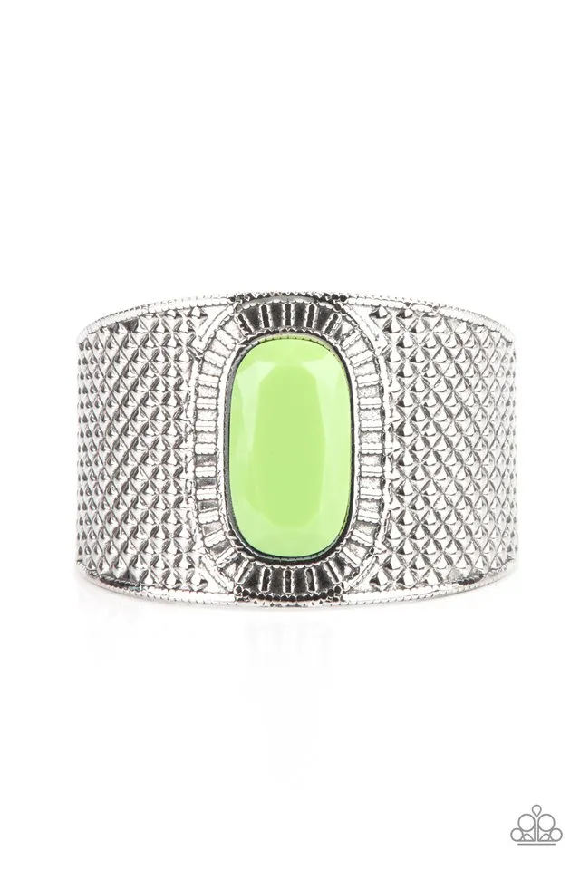 Paparazzi Bracelet ~ Poshly Pharaoh - Green