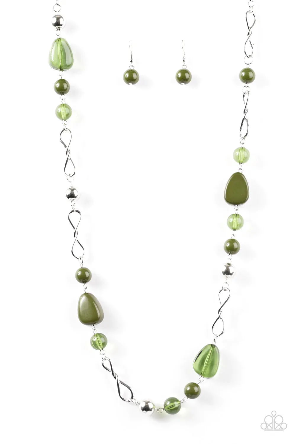 Paparazzi Necklace ~ Lost Safari - Green