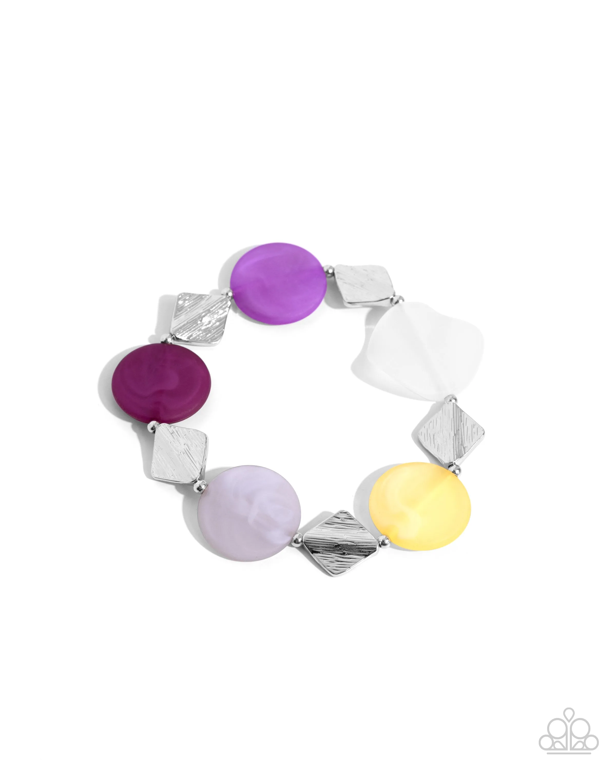 PAPARAZZI Reflective Ratio - Purple BRACELET