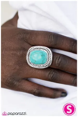 Paparazzi Ring ~ YEEHAW! - Blue