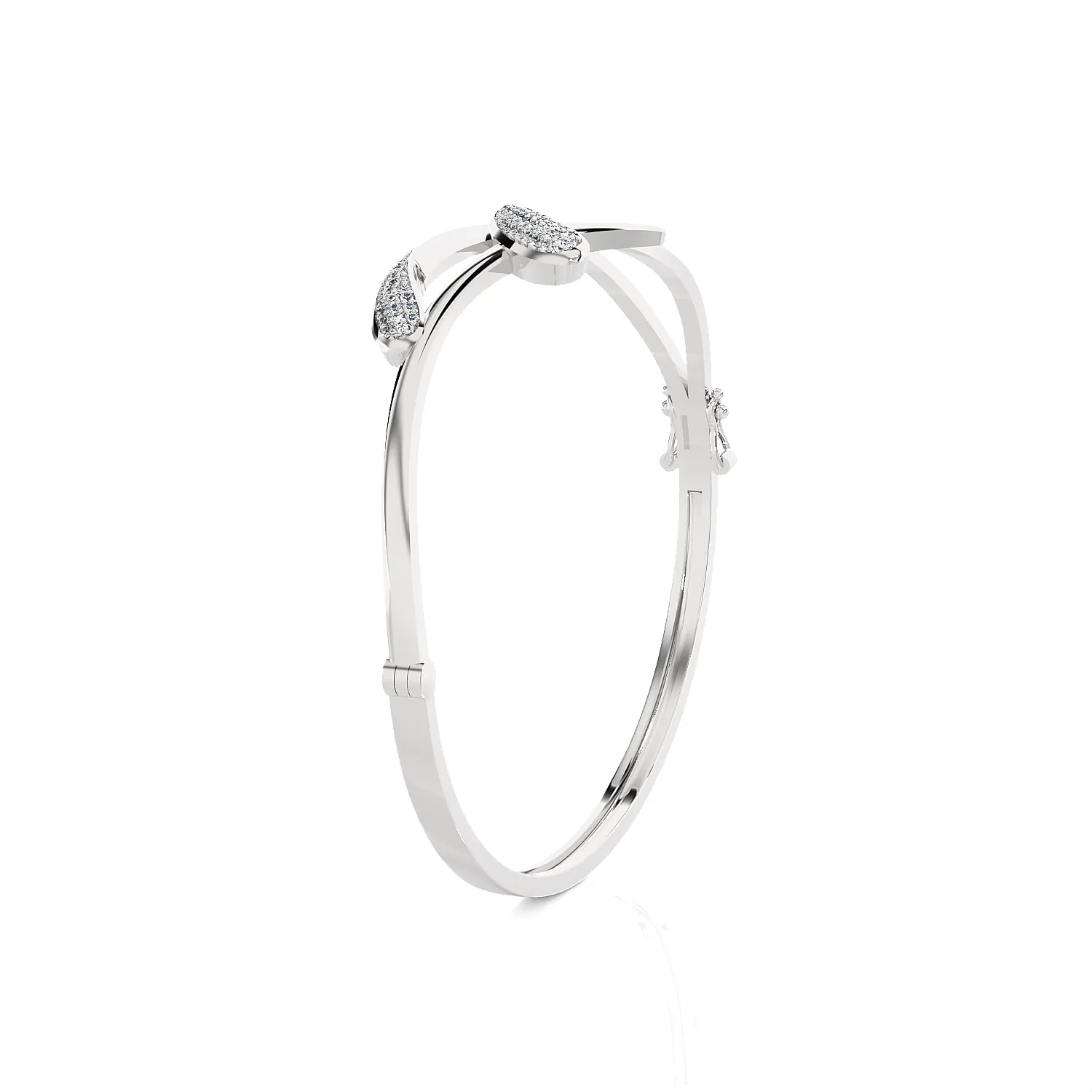 Petal Raindrop Multi-Strand Bangle Fashion Bracelet