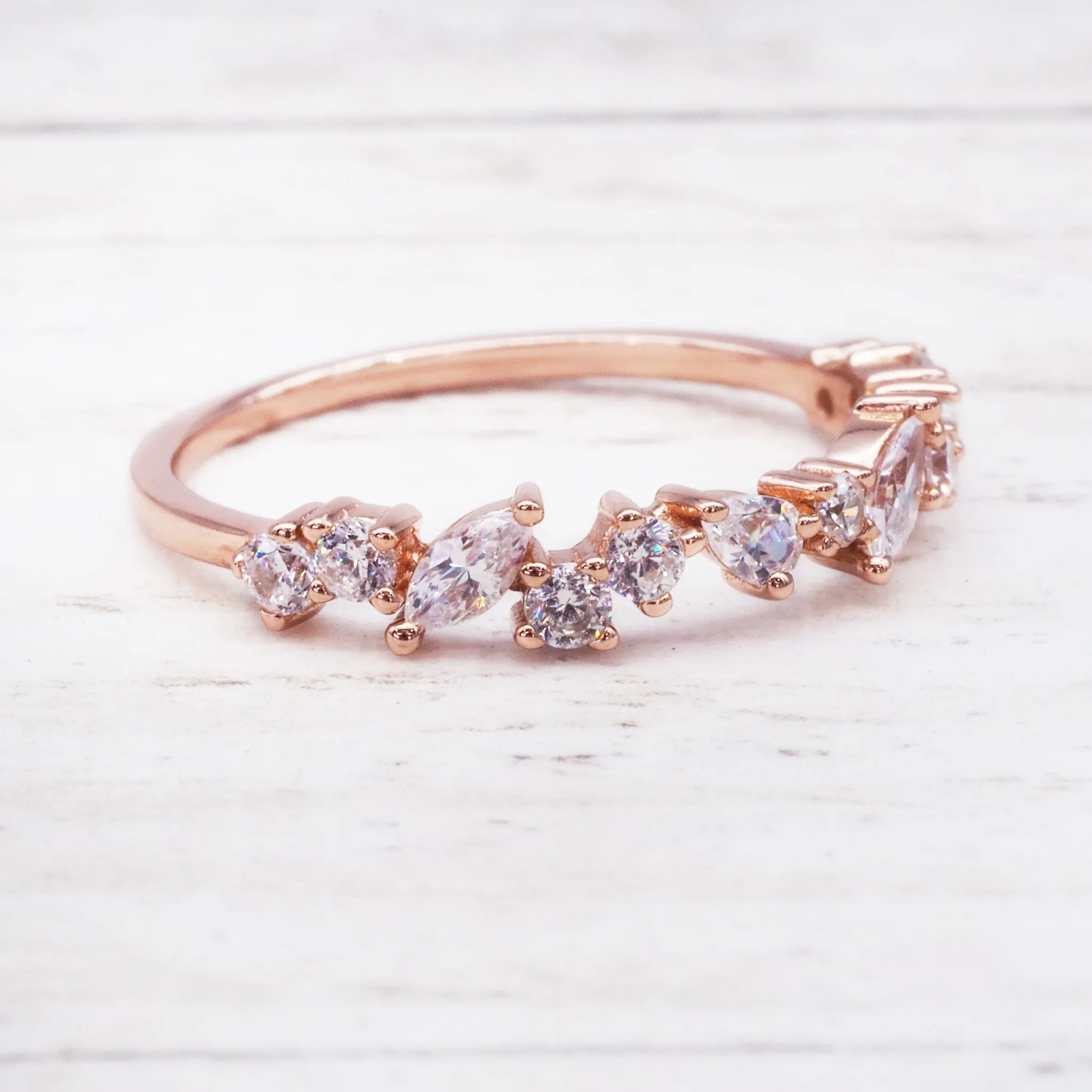 Rose Gold Infinity Ring