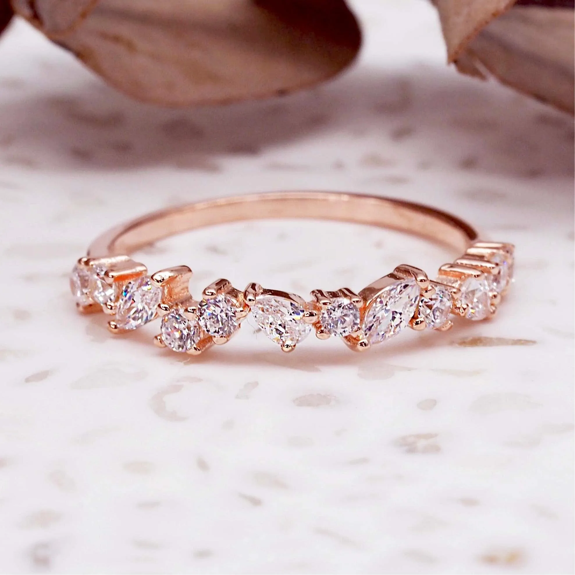 Rose Gold Infinity Ring