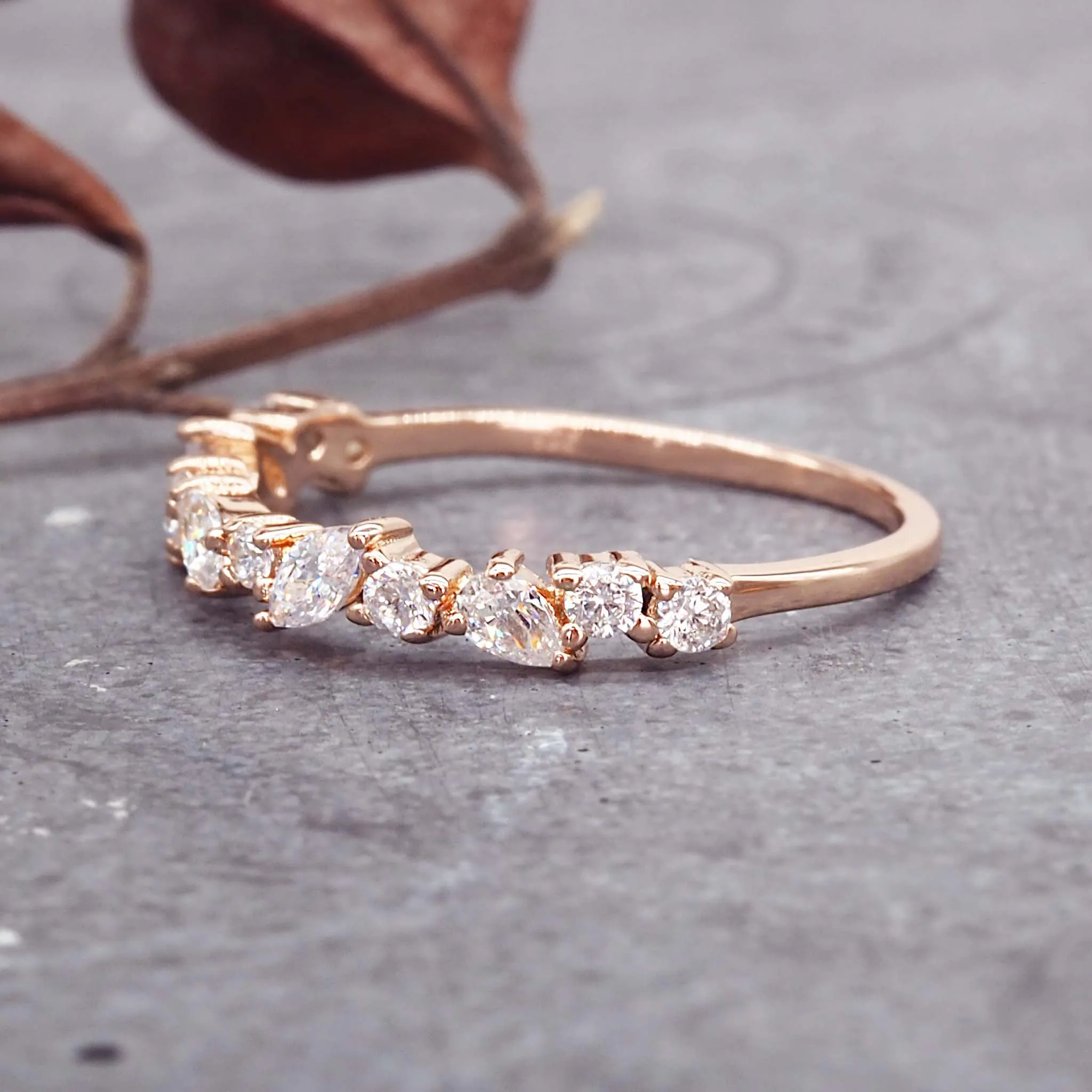 Rose Gold Infinity Ring