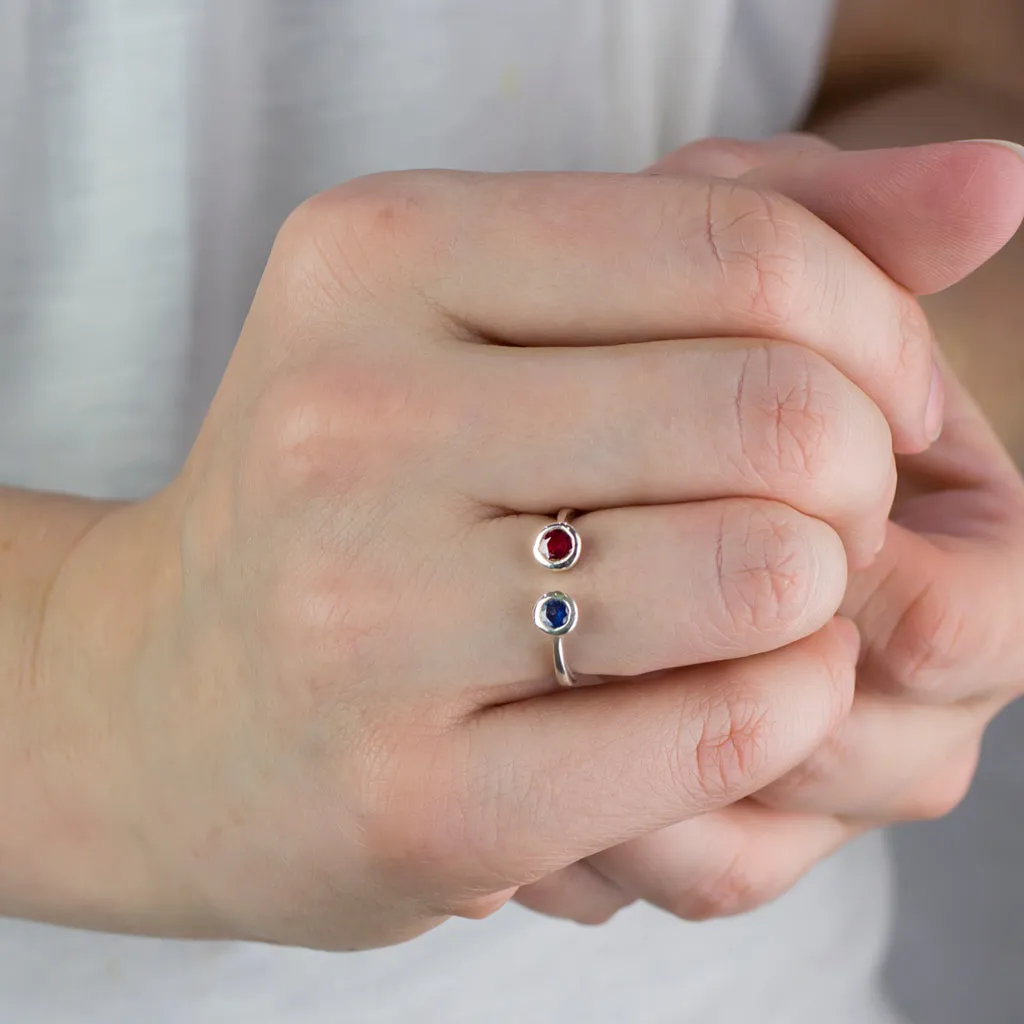 Ruby and Sapphire Ring