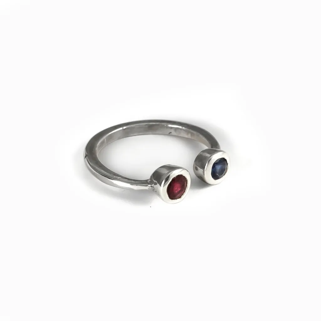 Ruby and Sapphire Ring