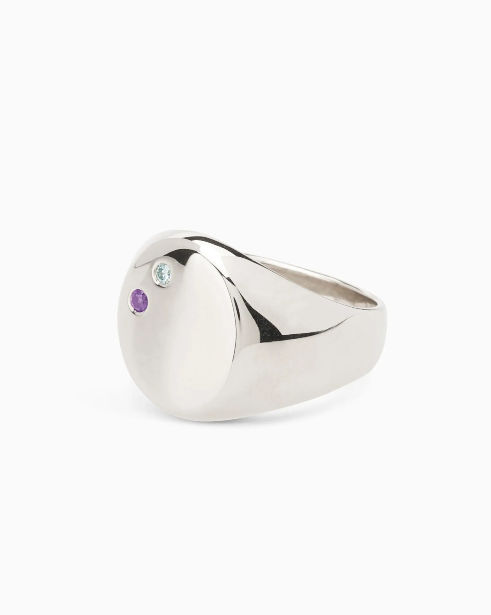 Signet Stone Ring | Silver