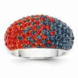 Sterling Silver Swarovski Elements Charlottesville Spirit Ring