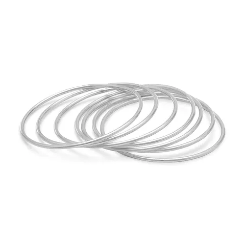 Sterling Sliver 7-Piece Bangle Set