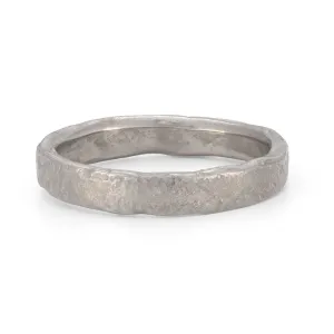 Stone Slim Ring 18ct White Gold