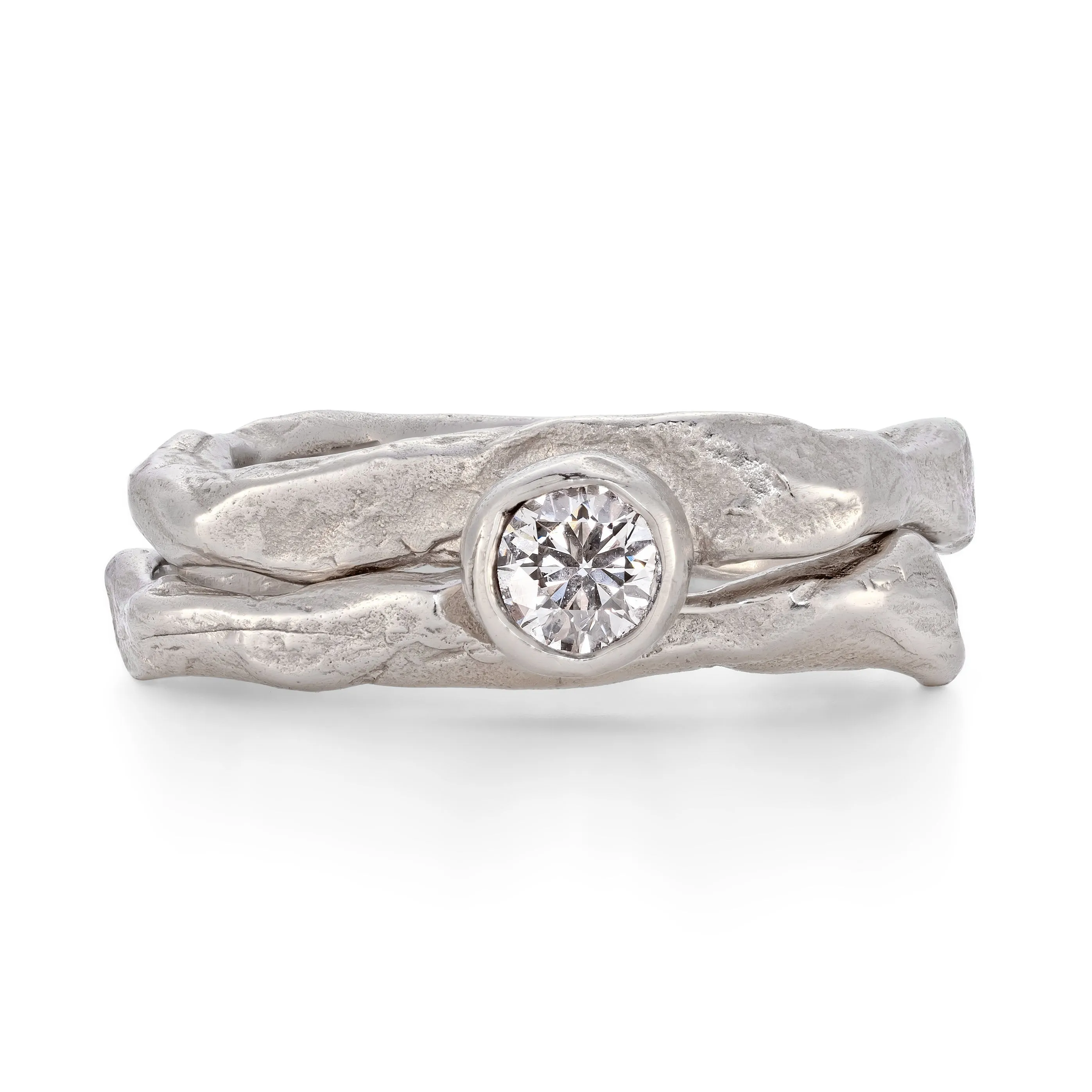 Stony Rock Ring Platinum