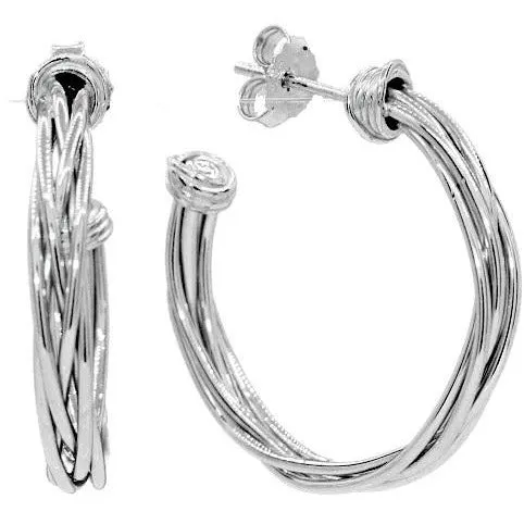 Tresser Hoop Earrings