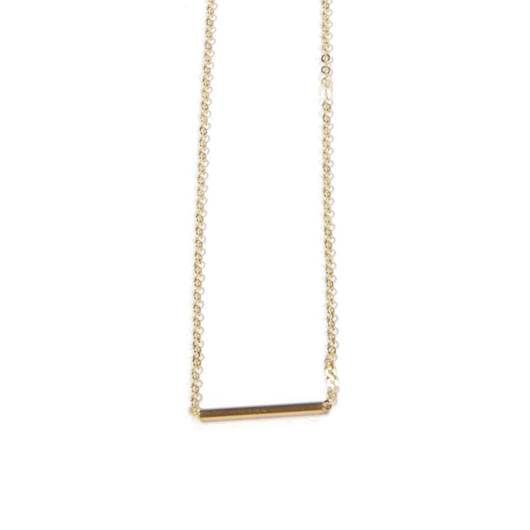 Tube Bar Necklace