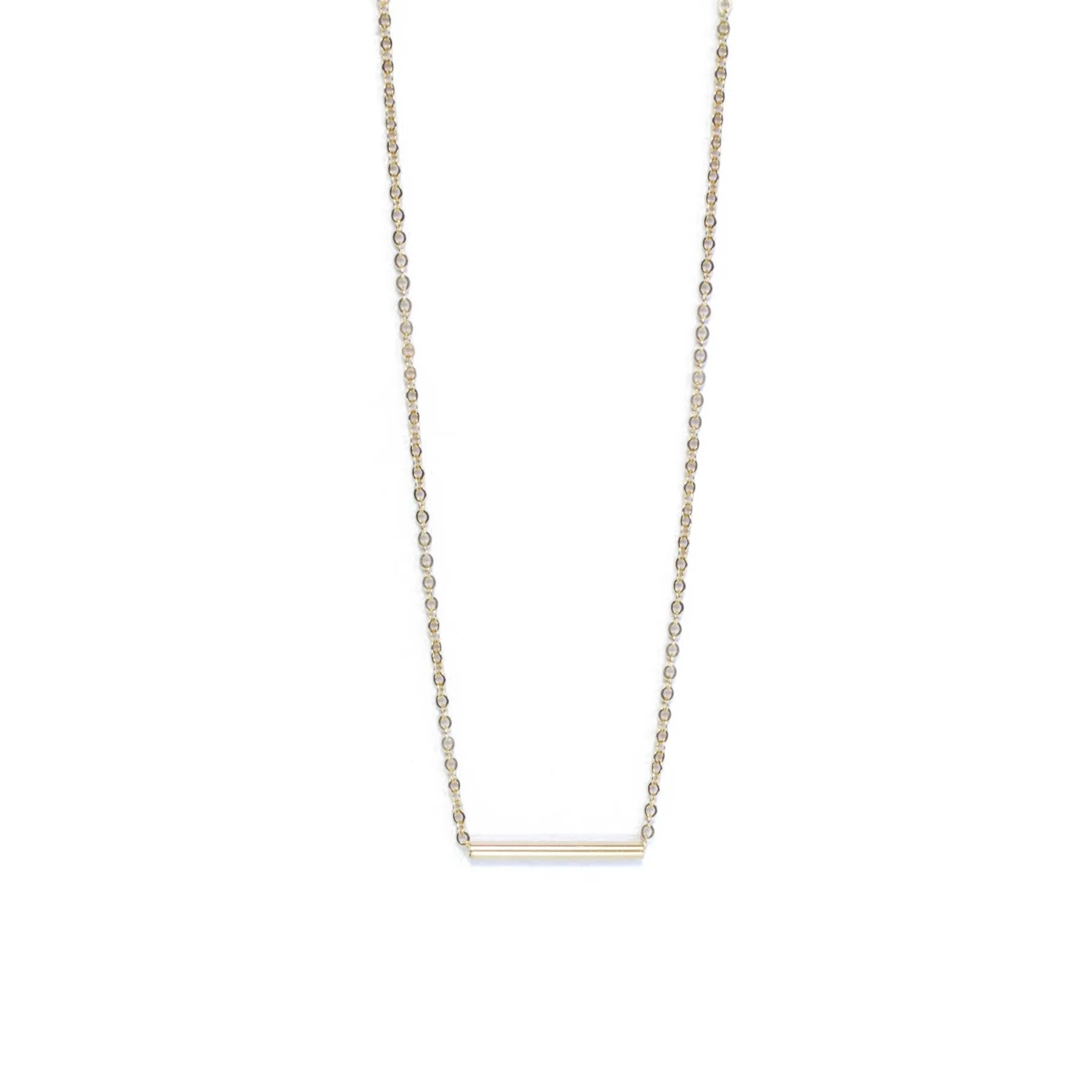 Tube Bar Necklace