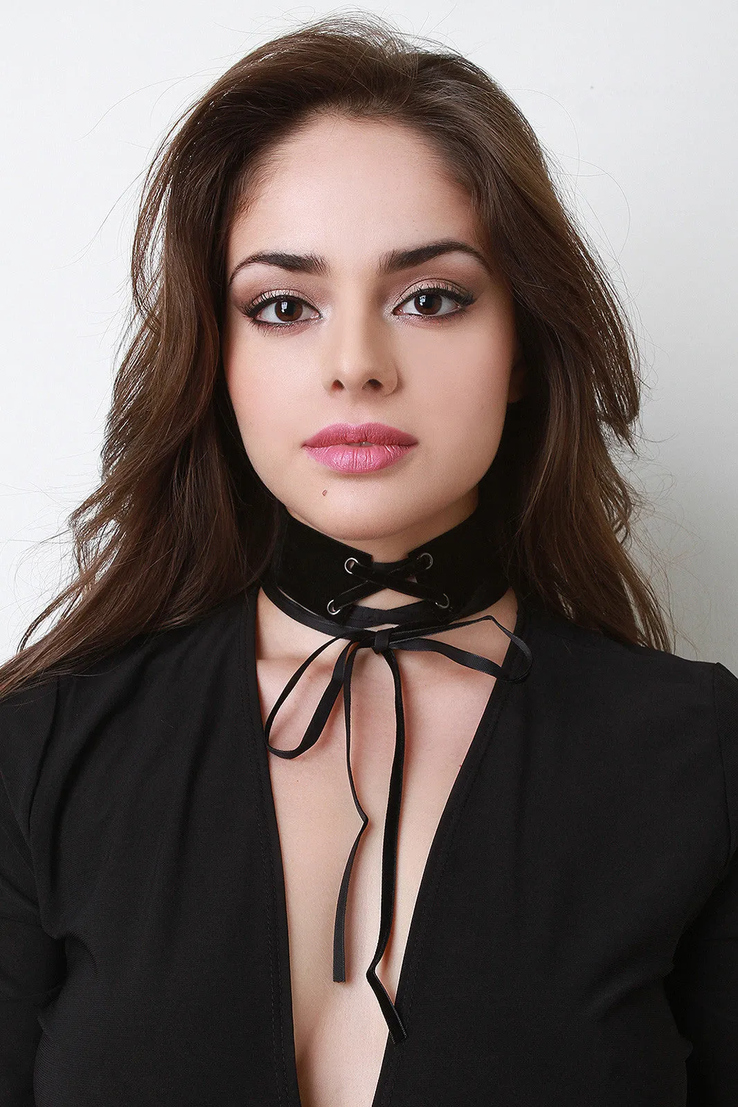 Velvet Rope Corset Choker